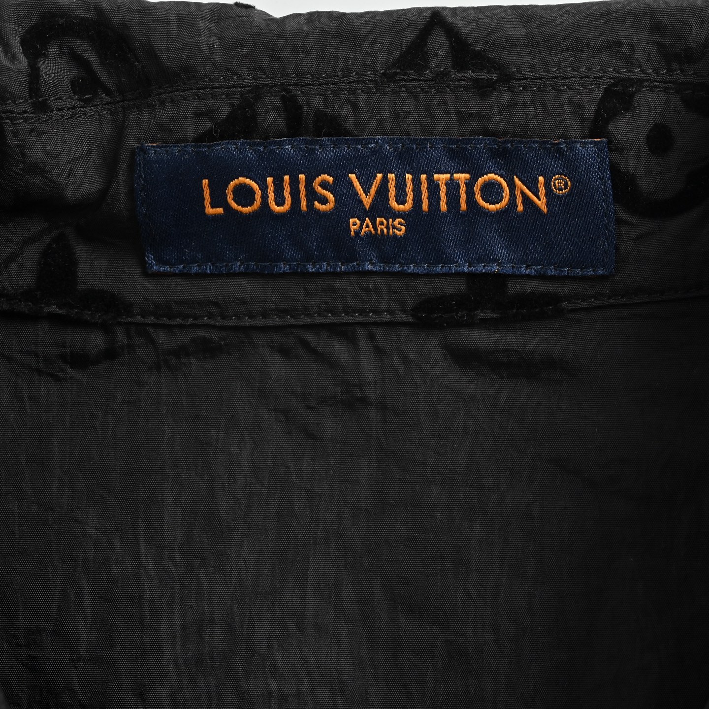 Louis Vuitton 25ss full print monogram flocked short sleeve shirt
