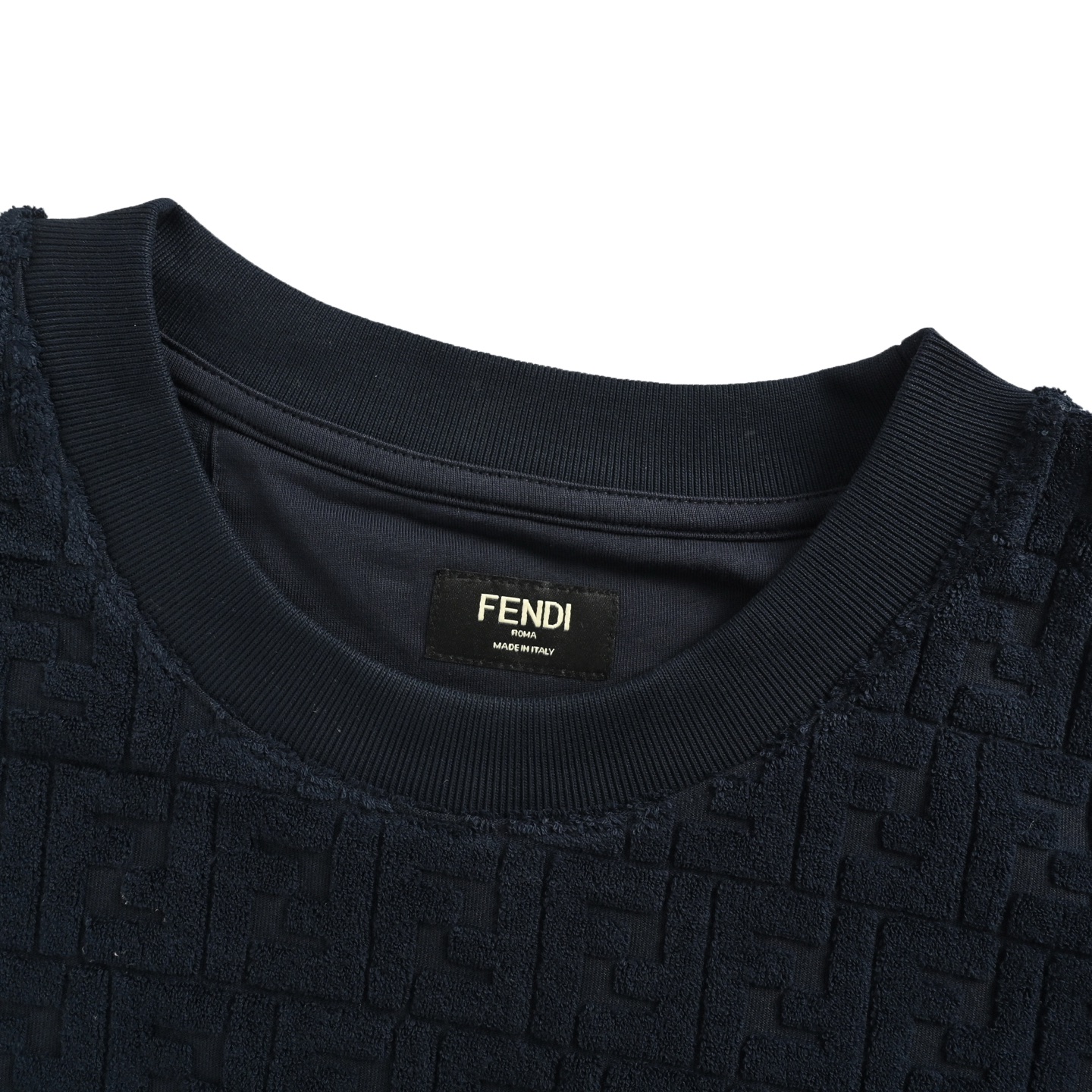 Fendi 25ss FF embossed jacquard towel short sleeves