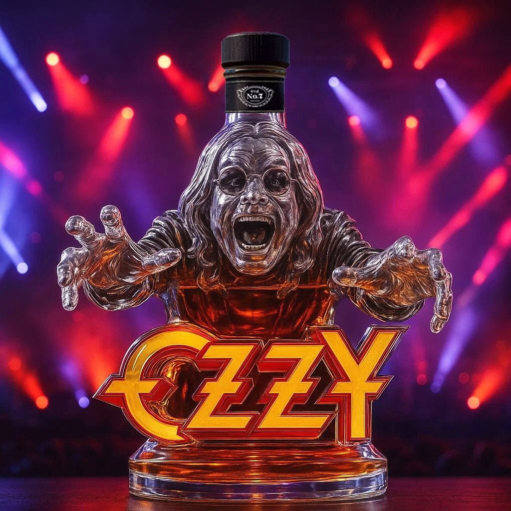 🕯️Ozzy Osbourne Whiskey Bottle