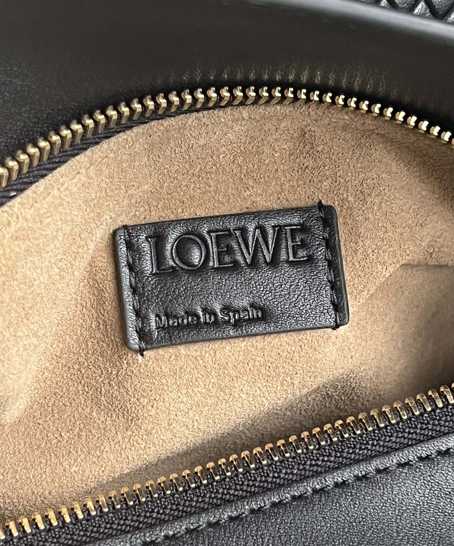 Loewe zzle bag with braided handle 0189