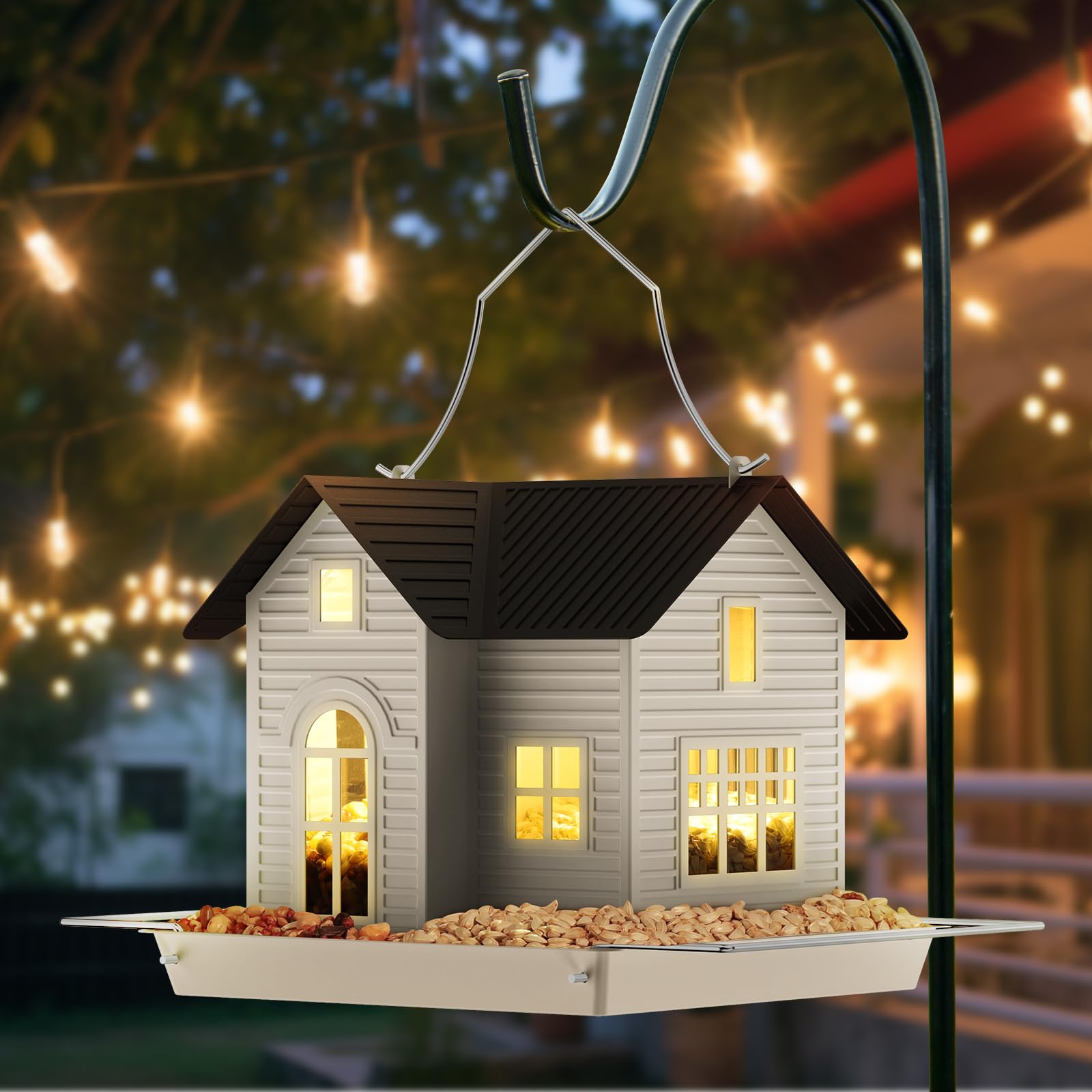 🔥Last Day 49% OFF🔥Solar Hanging Metal Bird House Feeder