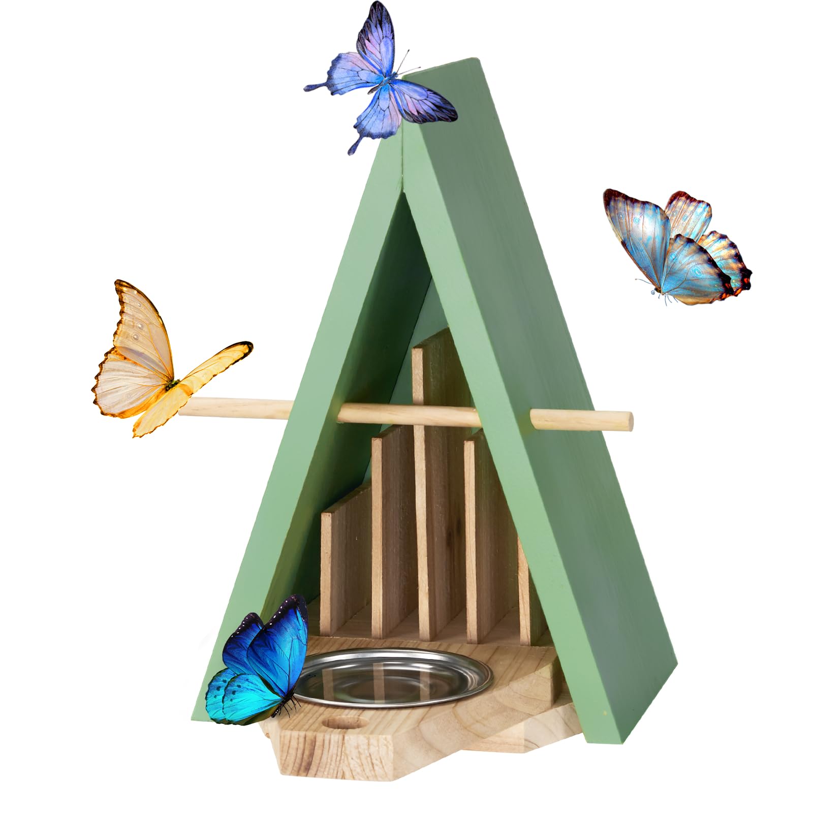 🦋 Butterfly House & Feeder – Natural Habitat to Attract Butterflies to Your Garden!