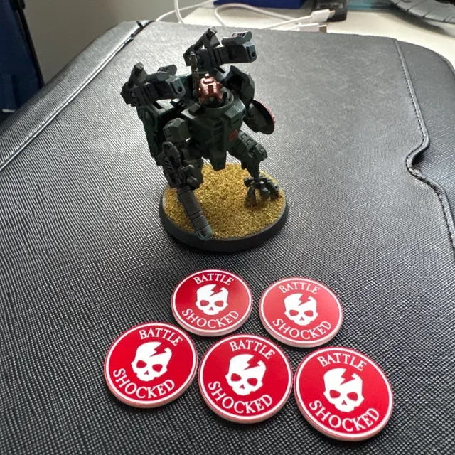 Battle Shock Acrylic Tokens | Player Gift