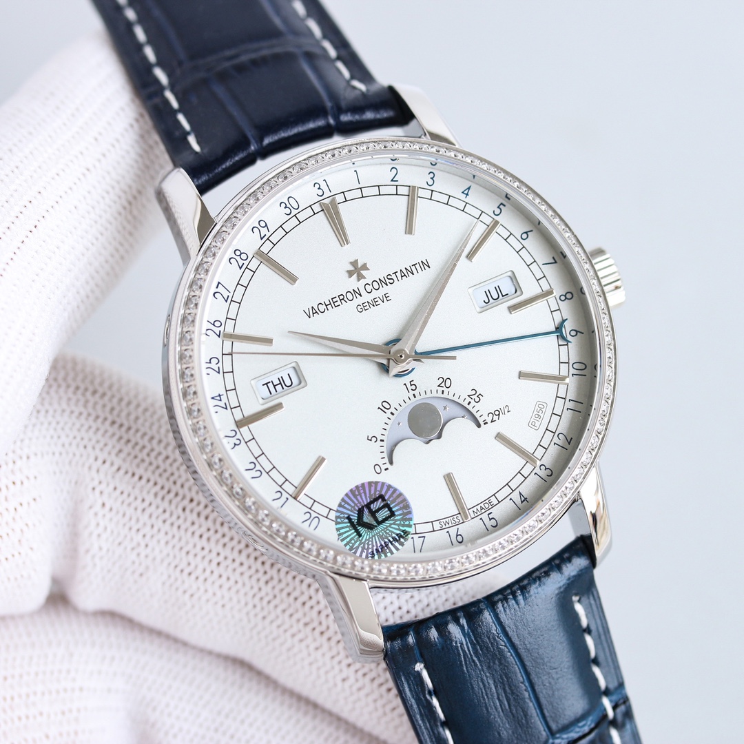 Tradition series complete calendar watch back diamond version 4010TO00R/B344B740B345