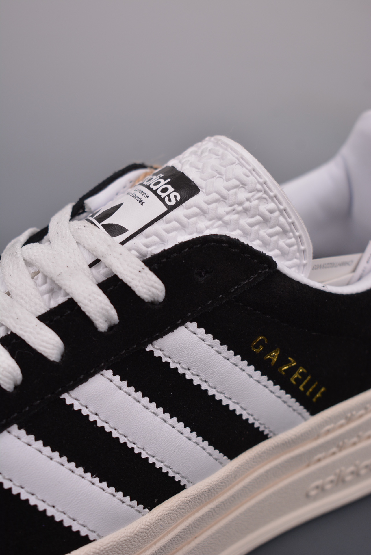 Adidas Originals Gazelle Bold W Black and White HQ6912