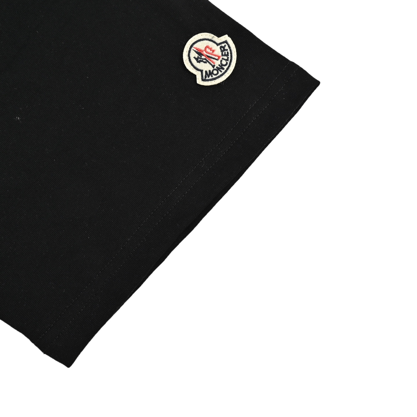 Moncler flocked logo print short sleeves