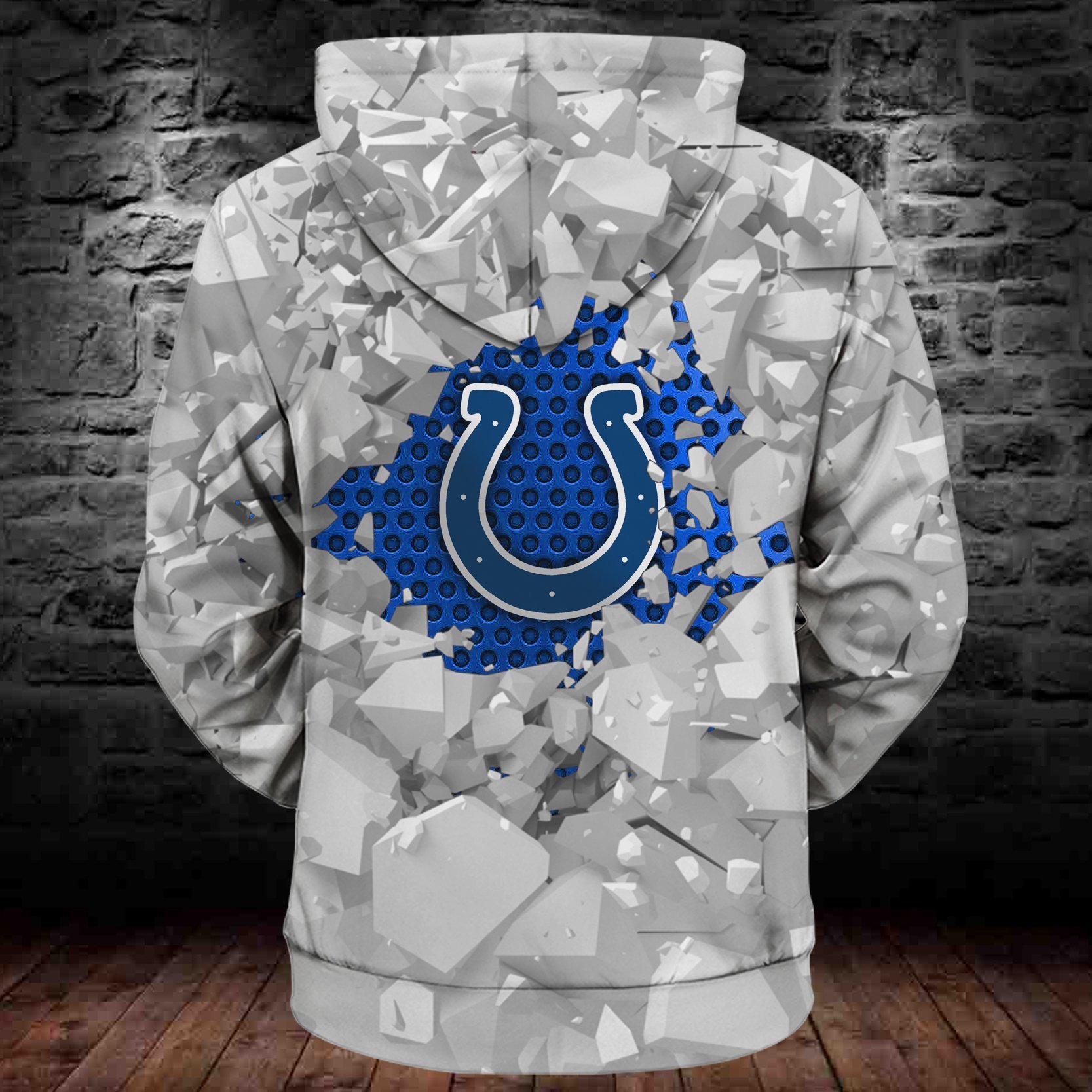 INDIANAPOLIS COLTS 3D HOODIE ICE17