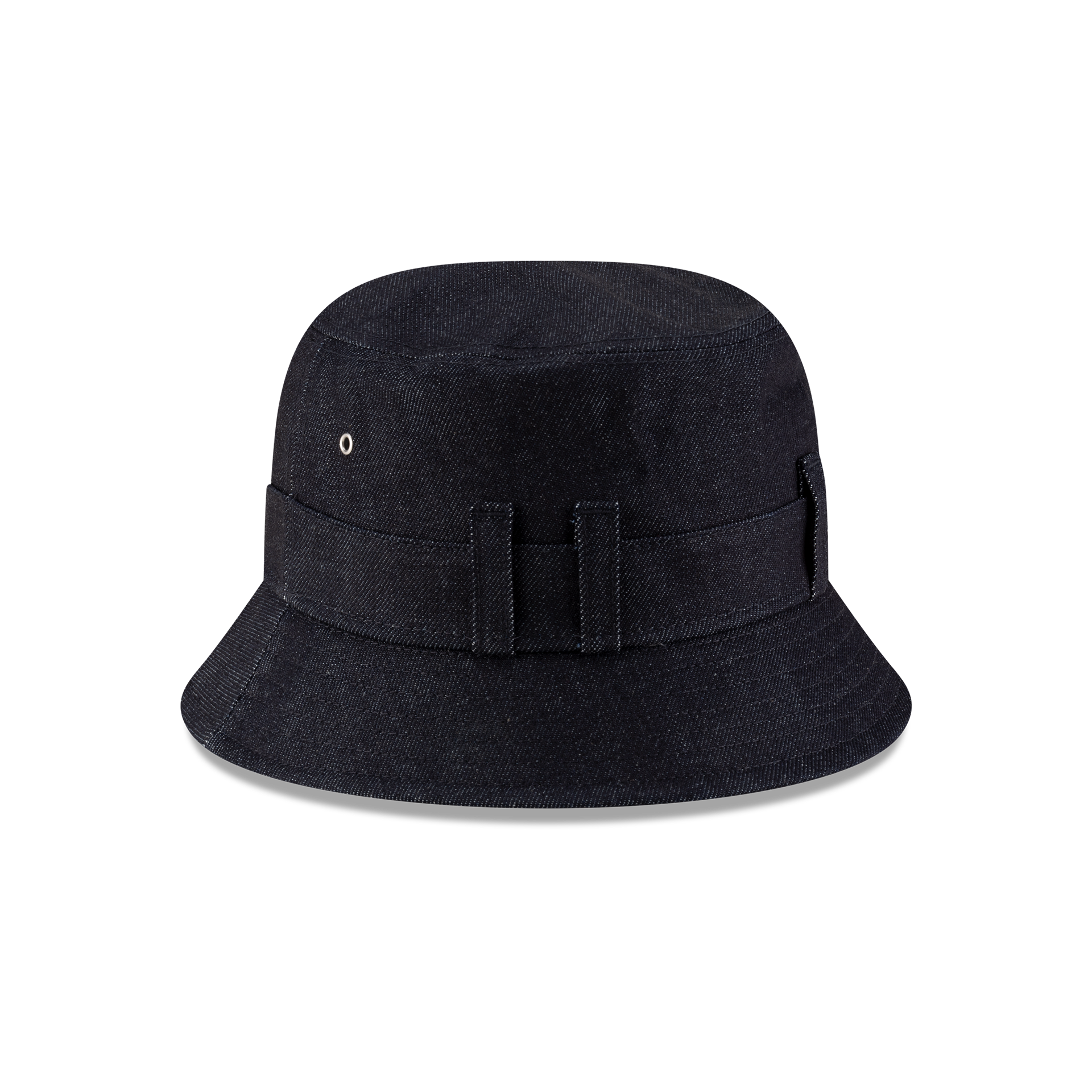 New Era Branded Belt Loop Denim Navy Bucket Hat