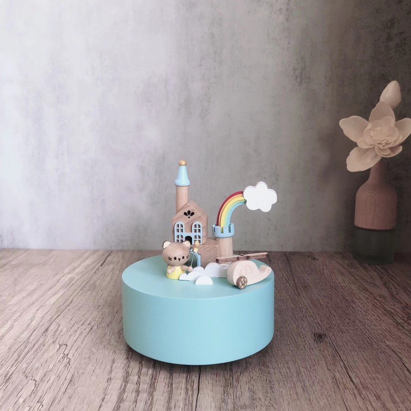 (🔥Last Day Promotion-SAVE 50% OFF)Handmade Wooden Rotating Music Boxes-BUY 2 GET 10% OFF & FREE SHIPPING