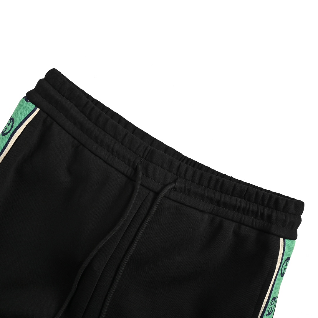 Gucci 24Fw embroidered web trousers