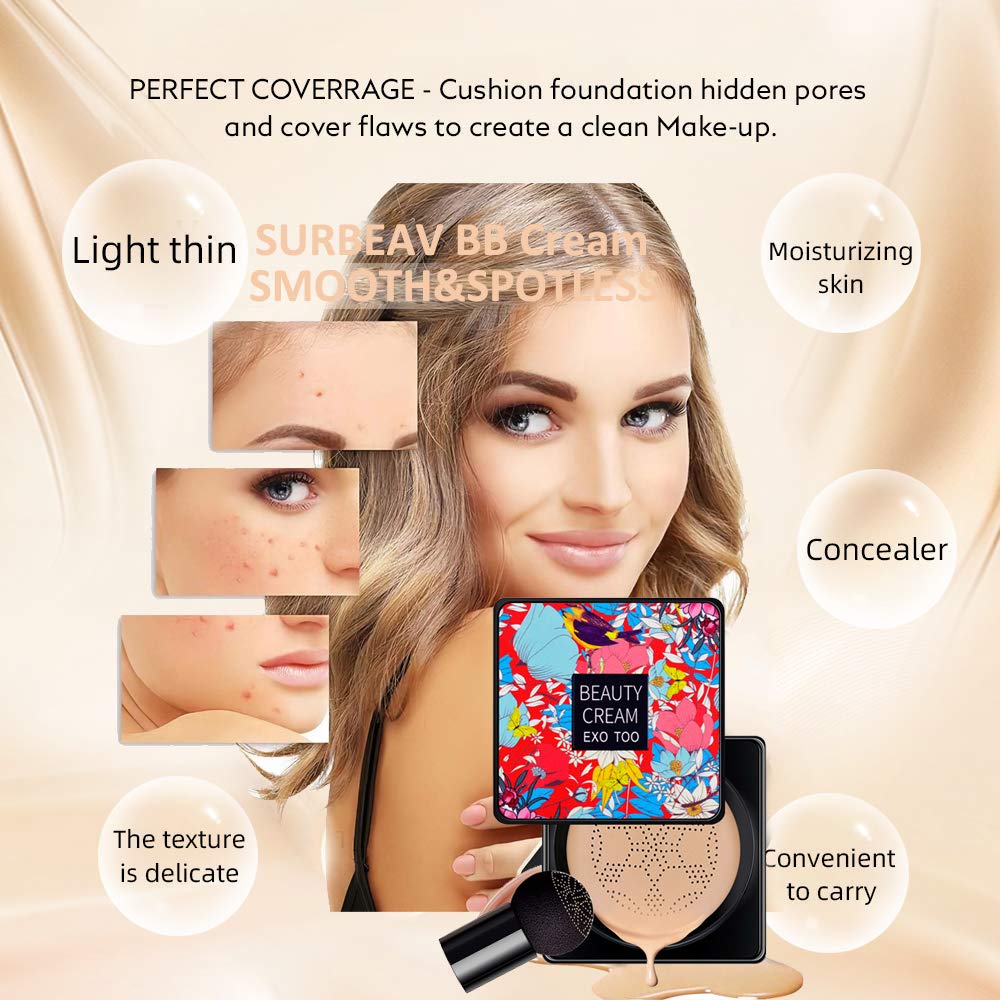 Mushroom Head Air Cushion CC Cream -- ORDER 2 Get 3