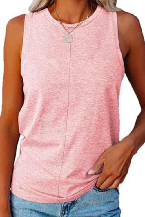 Heididress Sue Crewneck Solid Tank Top