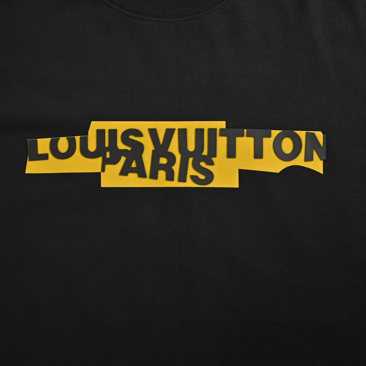Louis Vuitton 25ss tape logo 3D laminated short sleeves