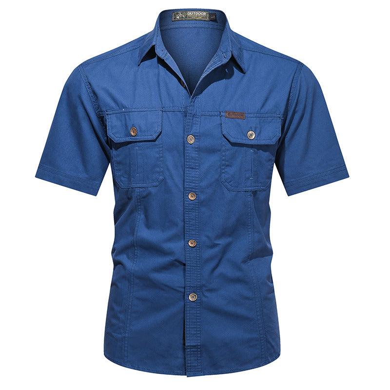 Men's Outdoor Tactical Workwear Short Sleeve Shirt
