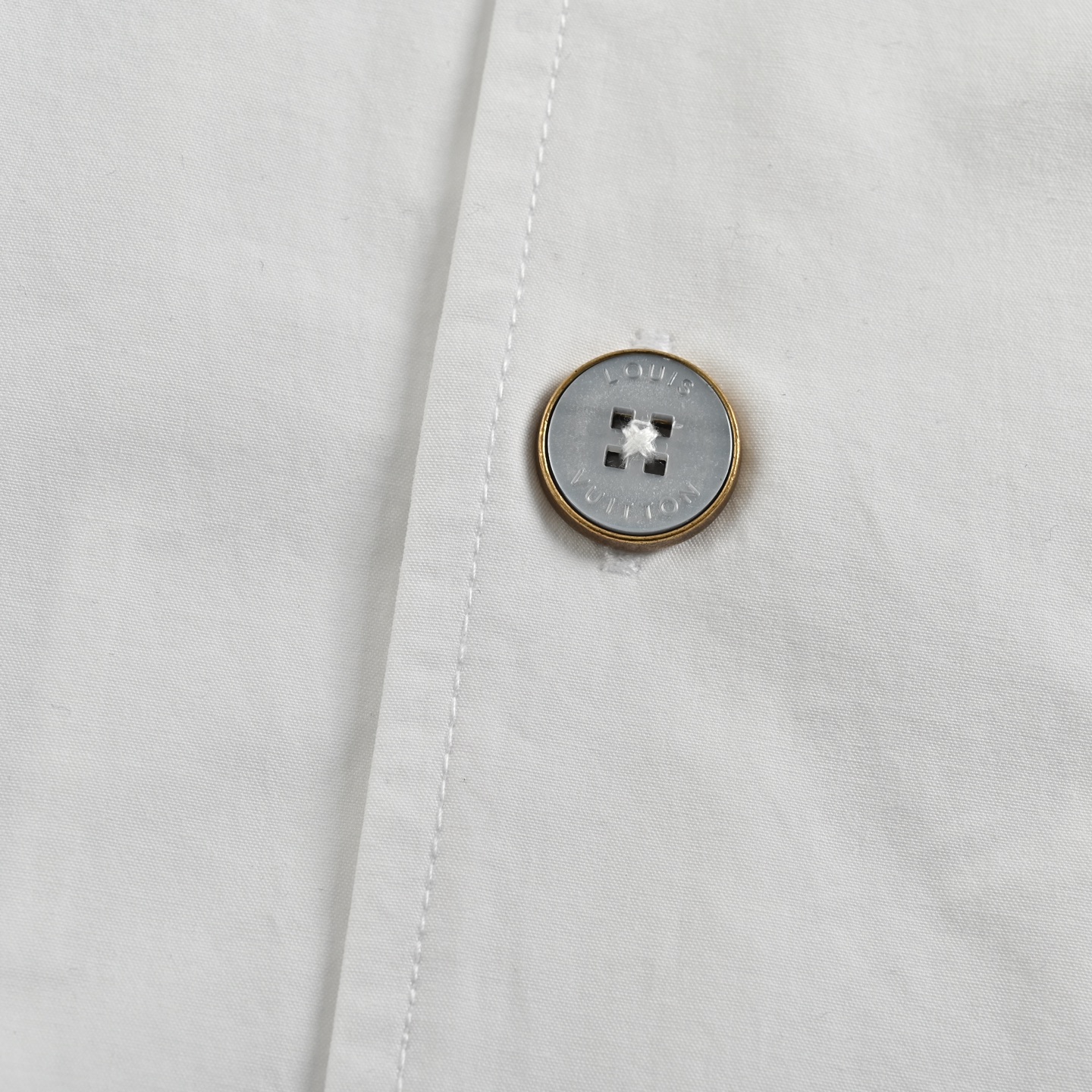 Louis Vuitton 25ss embossed double pocket short sleeve shirt