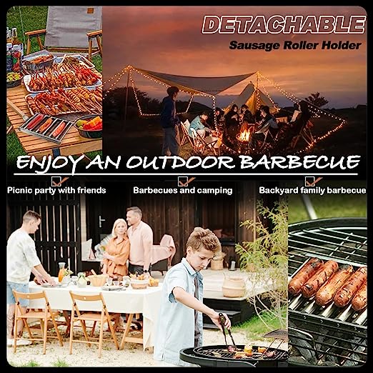 (🔥Last Day Promotion-SAVE 50% OFF)Stainless Steel Sausage Hot Dog Roller Rack-BUY 2 GET 10% OFF AND FREE SHIPPING