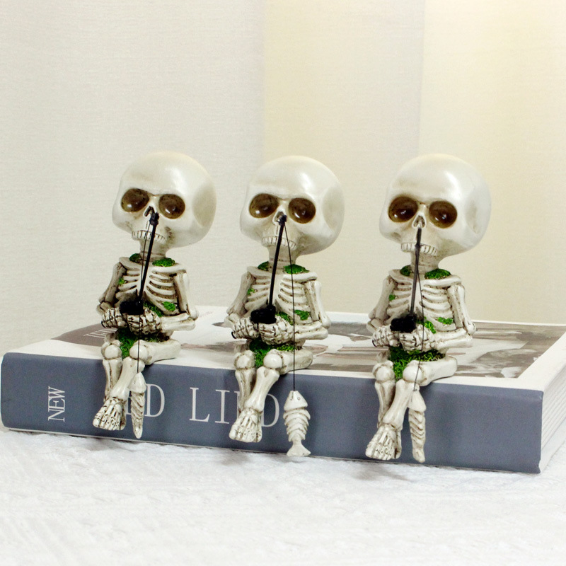 (🔥Last Day Promotion-SAVE 60% OFF)💀EVIL SKULL TRIO STATUE(A SET OF 3PCS)-WITH AIR FRESHENER-BUY 2 GET 10% OFF & FREE SHIPPING