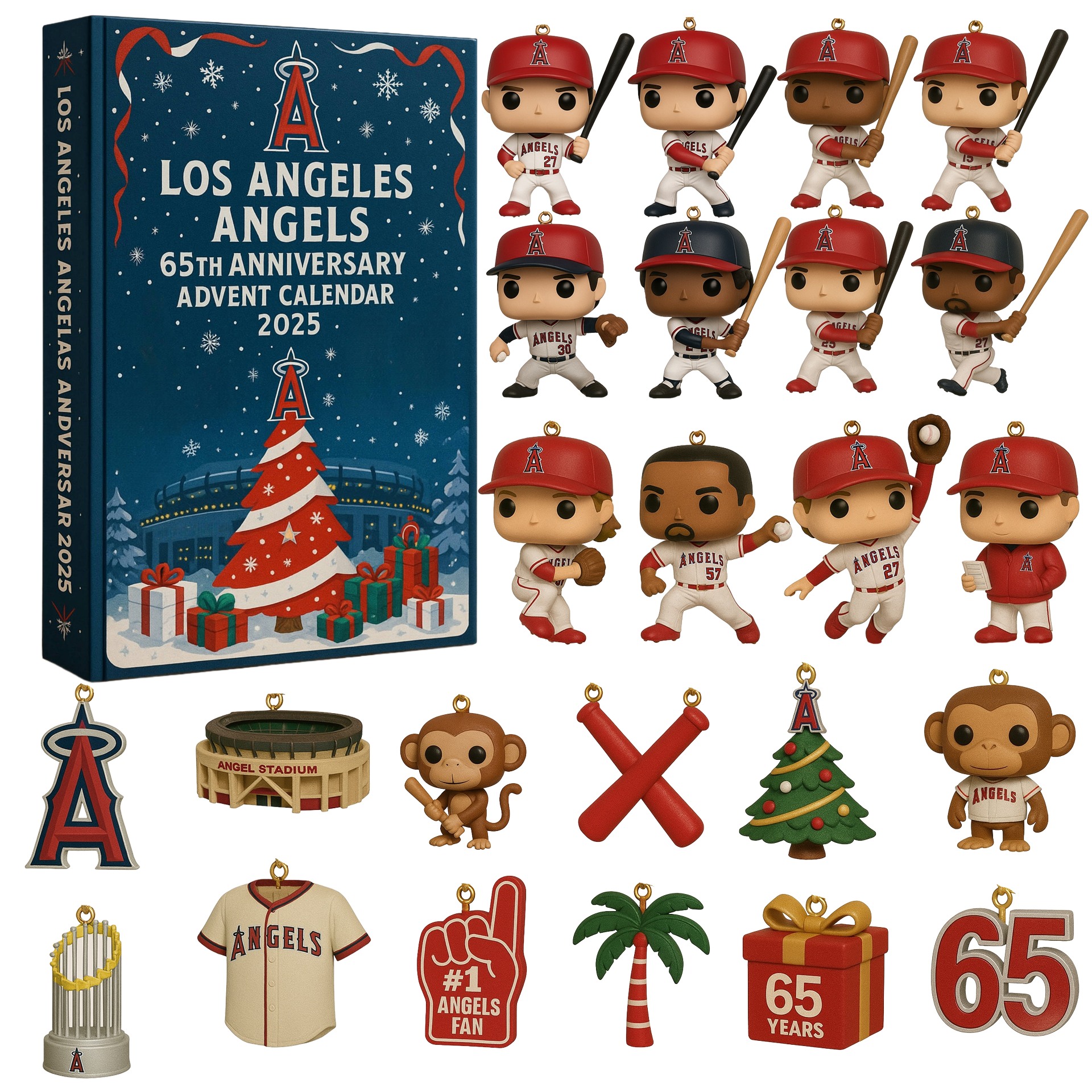 Los Angeles Angels 65th Anniversary Advent Calendar 2025