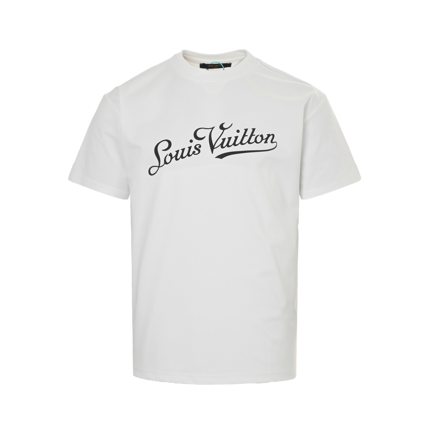 Louis Vuitton 25ss front and back monogram logo suede print short sleeves