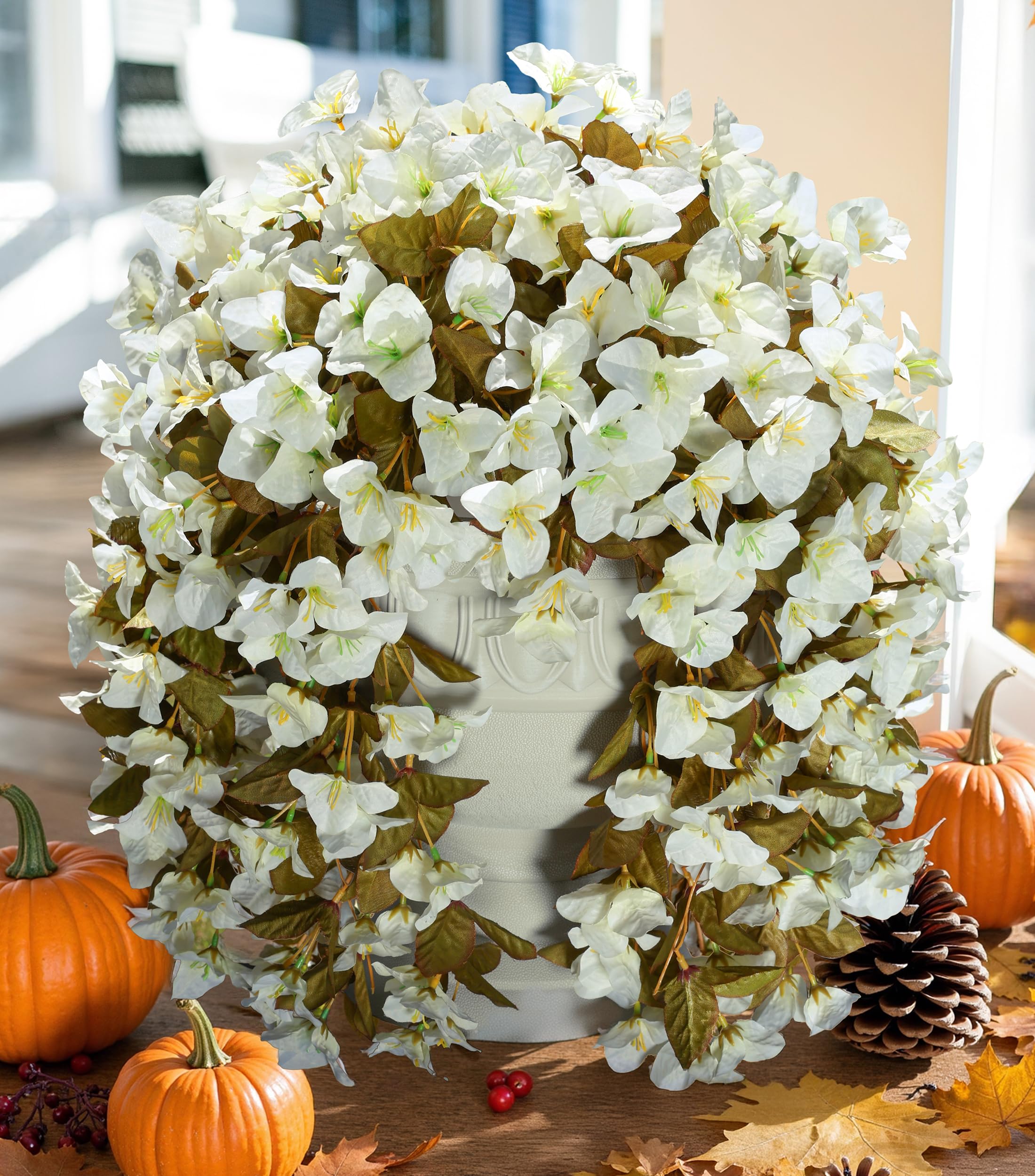 🔥ON SALE - 45% OFF🔥Realistic Faux Silk Bougainvillea Flowers, - UV resistant, Waterproof, Windproof