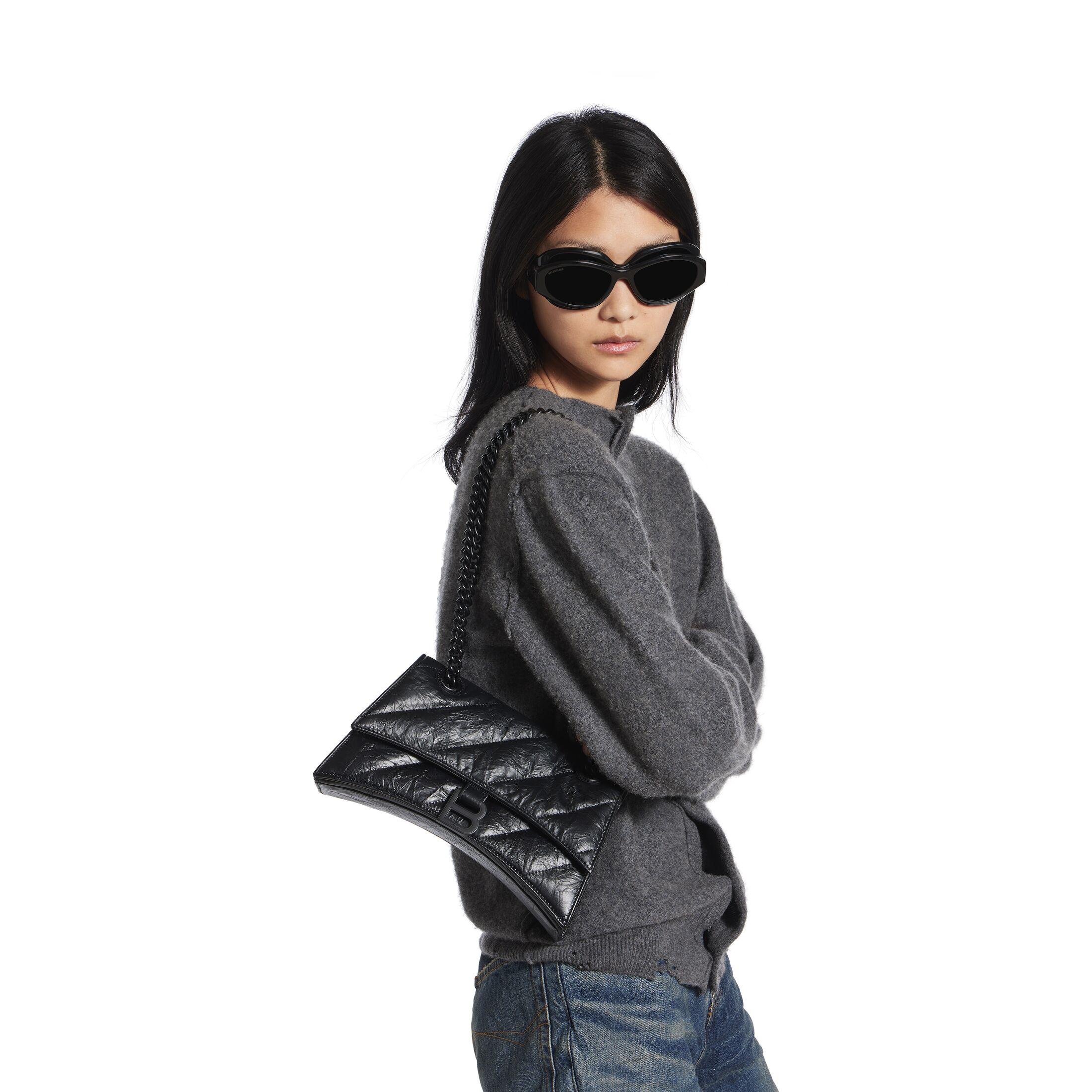 Balenciaga CRUSH Small Chain Bag716351210IY1000