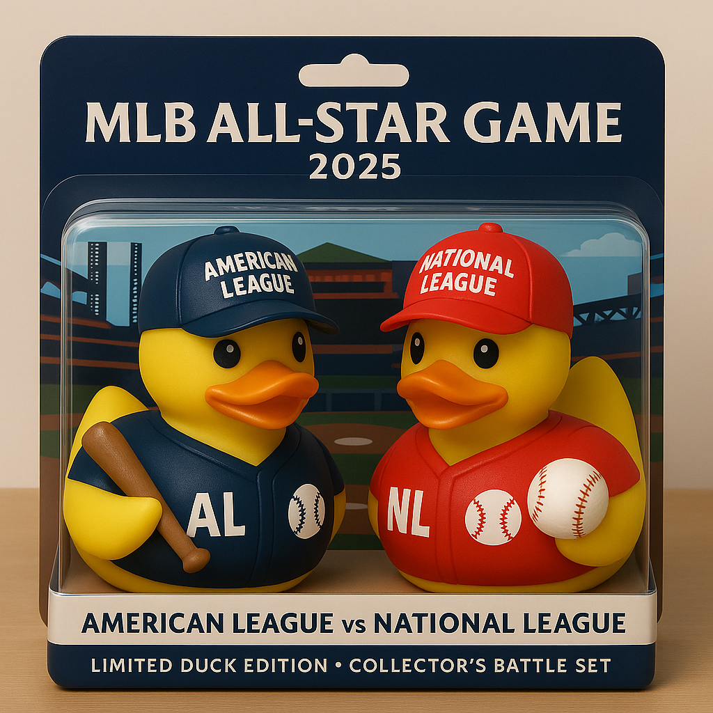 American League vs National League Rubber Duck