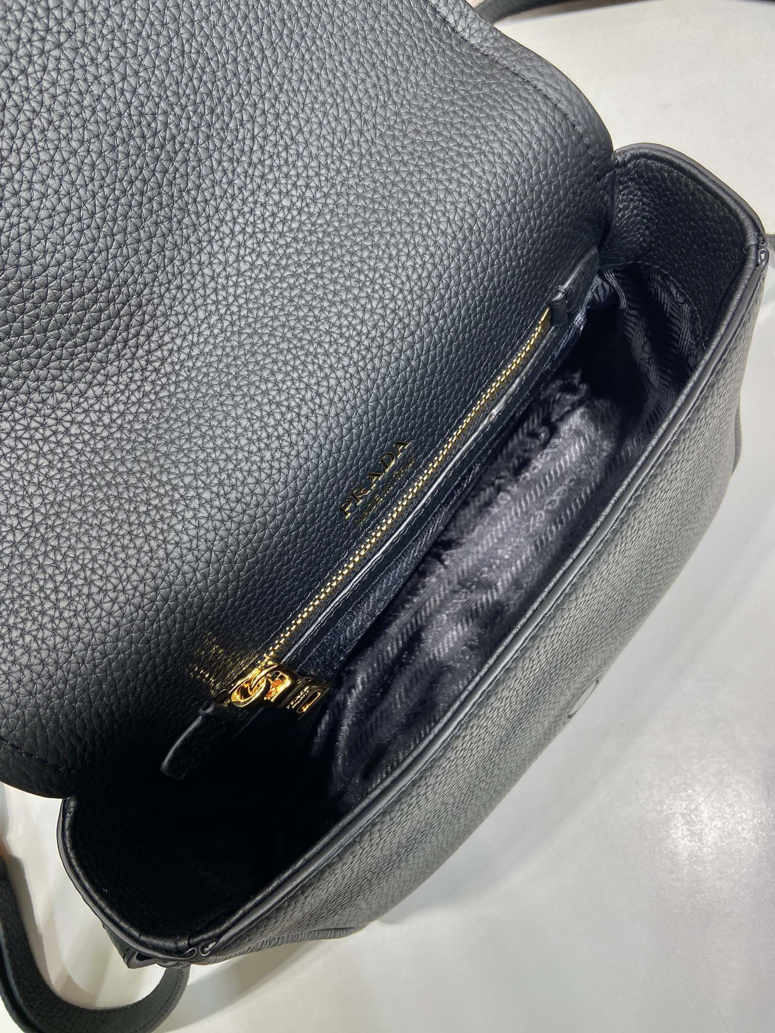 Prada Embroidered Strap Shoulder Bag 1BD314
