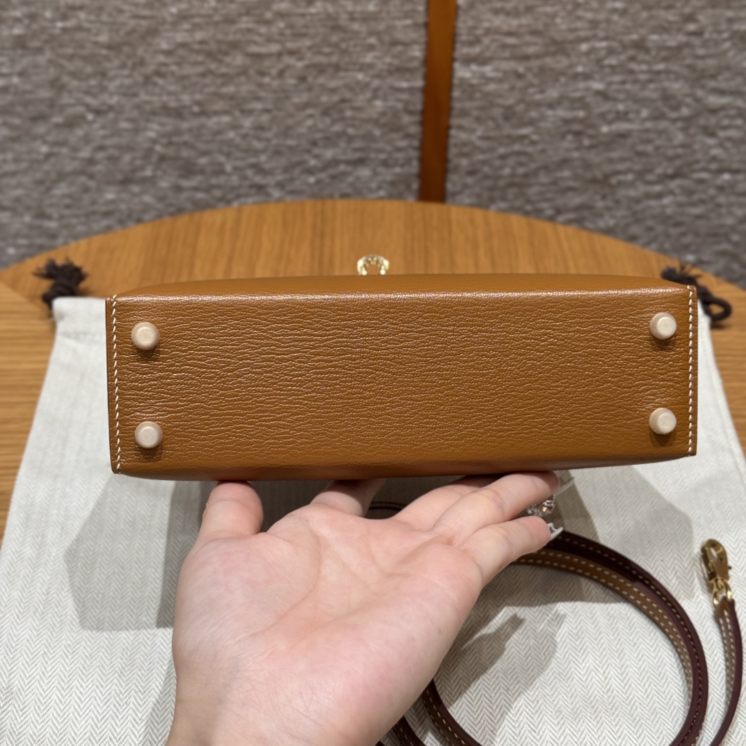 Hermès Kelly Mini 2 37Gold Handbag (Handmade to Order)