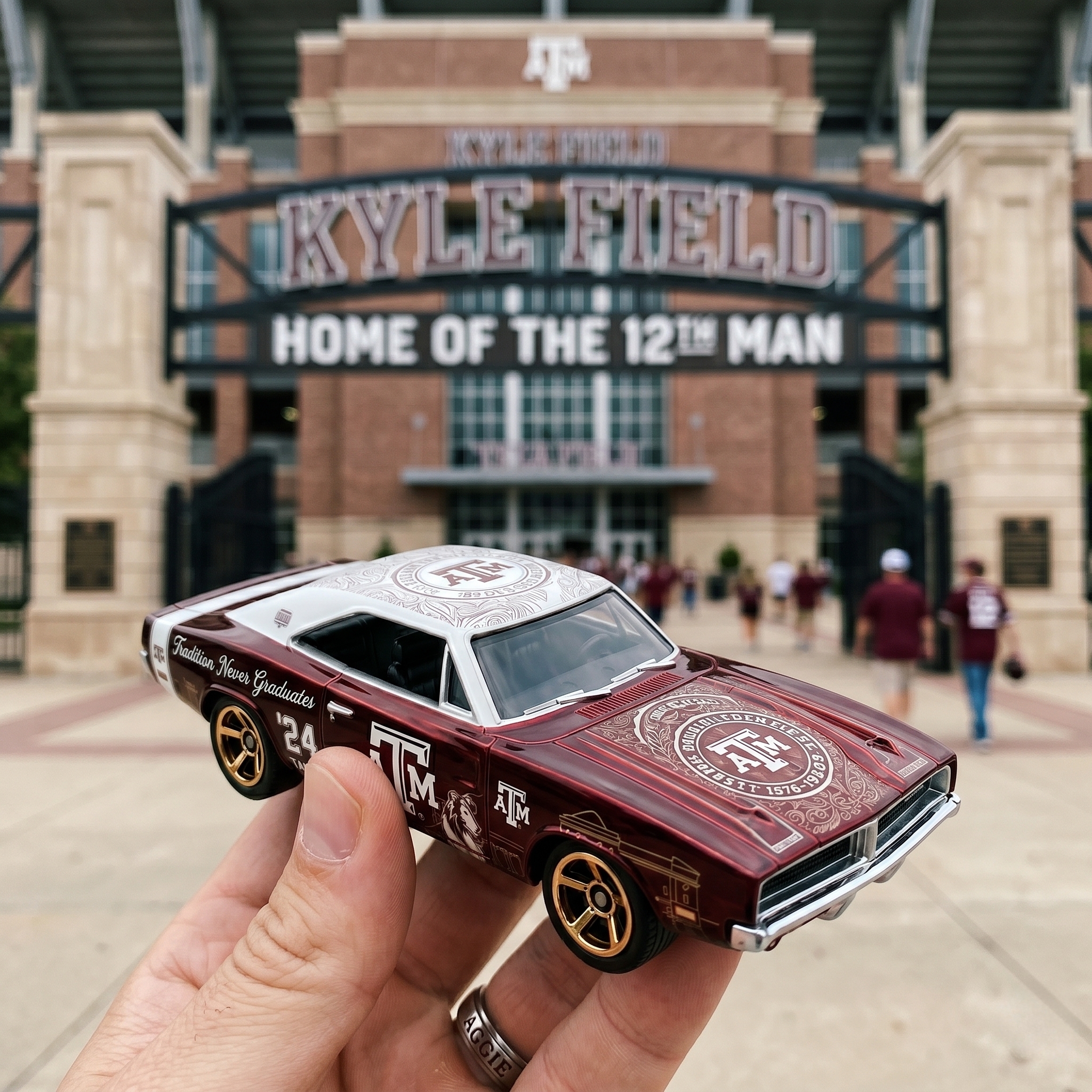 🤠 Texas A&M 150th Anniversary Custom Charger