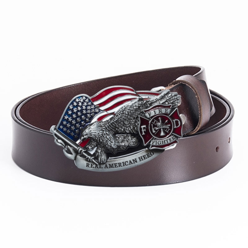 Handmade American Hero Cowhide Leather Belt