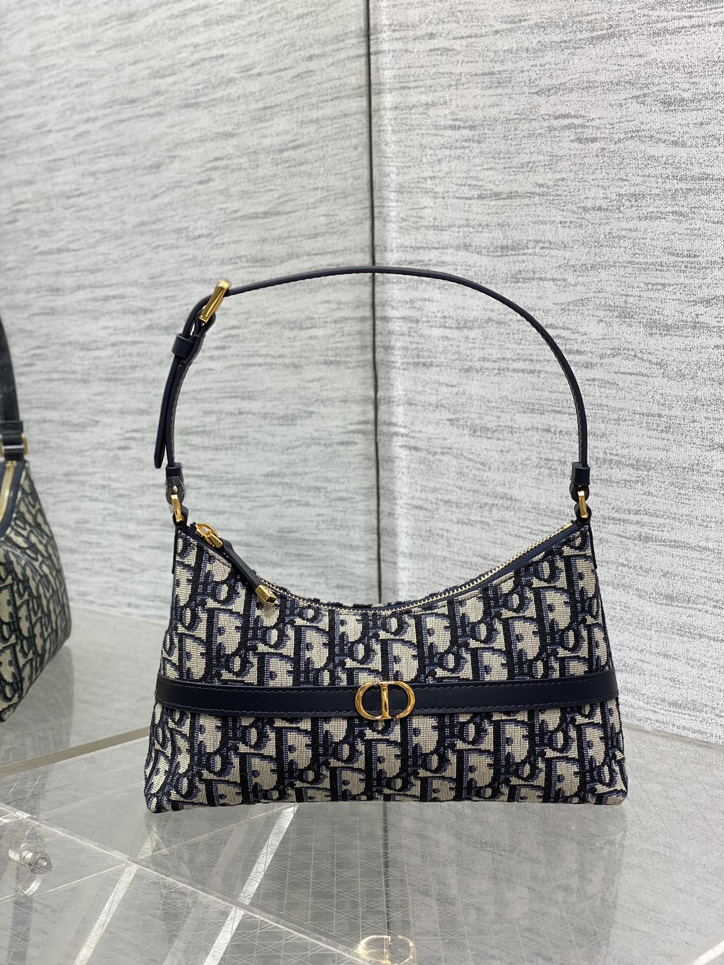 Dior Miss Caro Raffia Series Underarm Bag