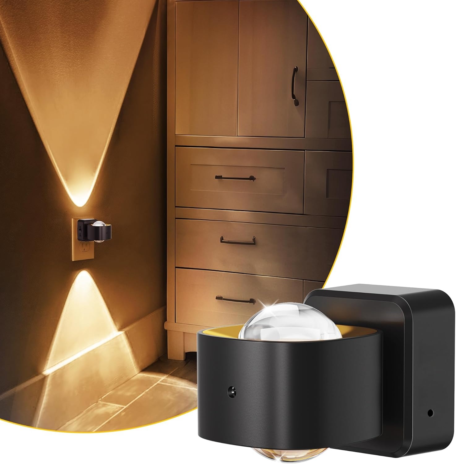 LED Night Light Projector with Sensor Dusk to Dawn