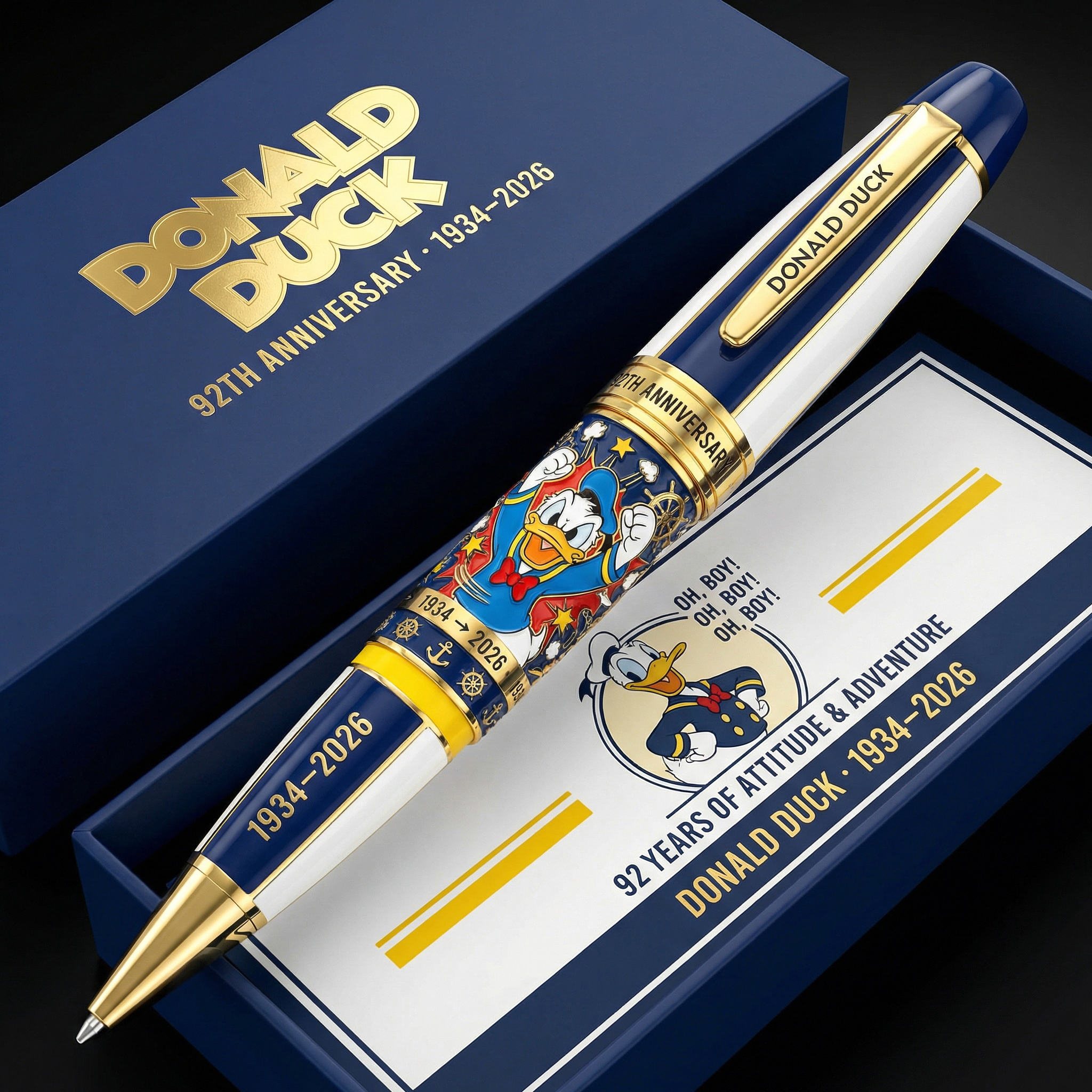 Donnie Duck 92nd Anniversary Commemorative Pen