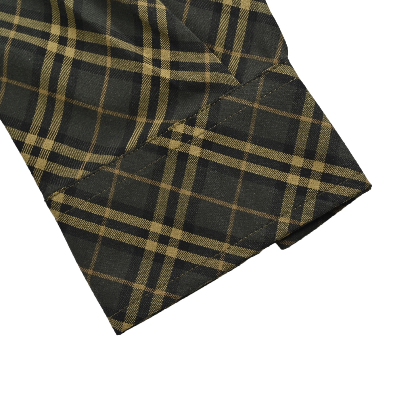Burberry 25ss shield embroidered check shirt