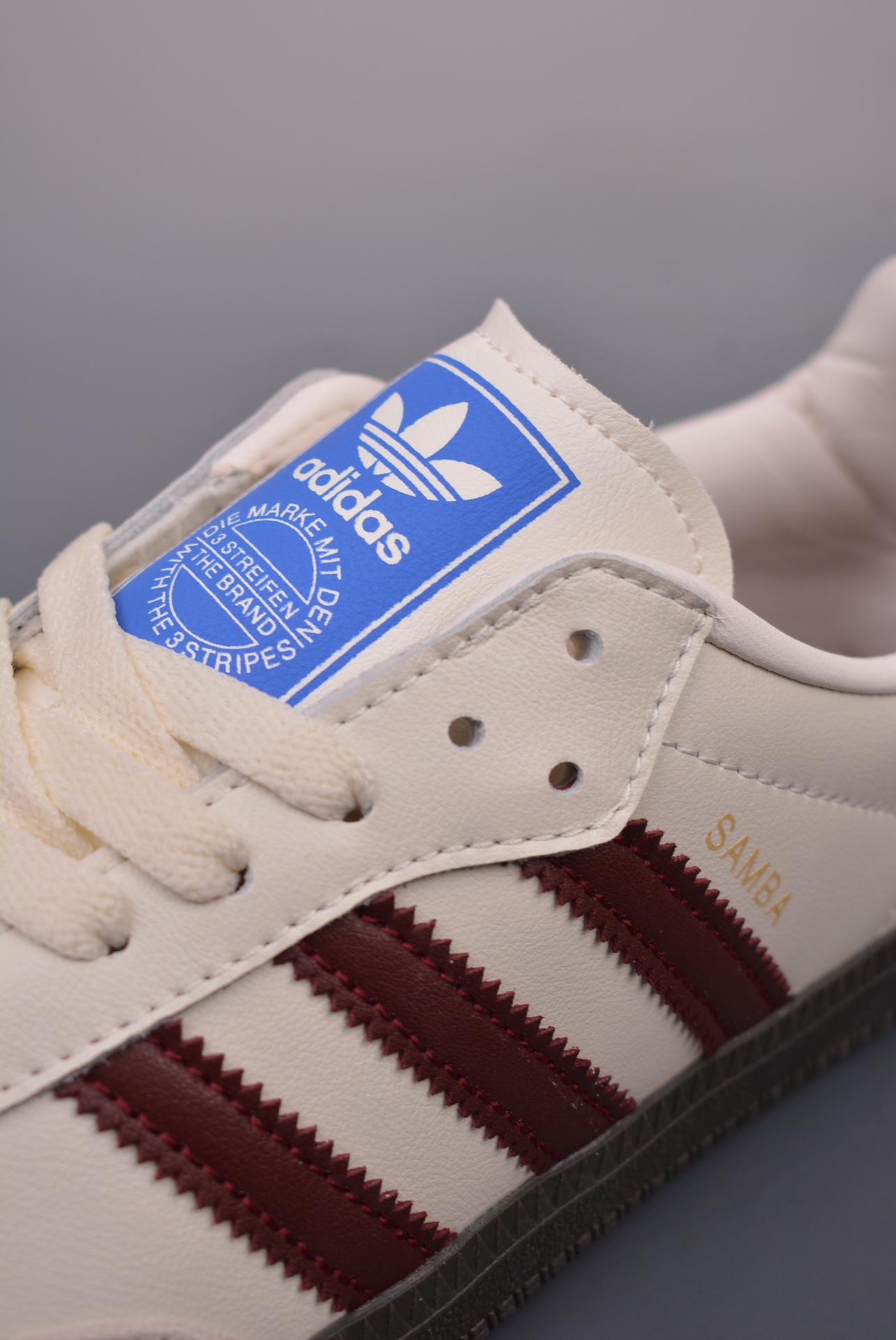 Adidas Originals Samba OG Putty Grey Maroon ID1482