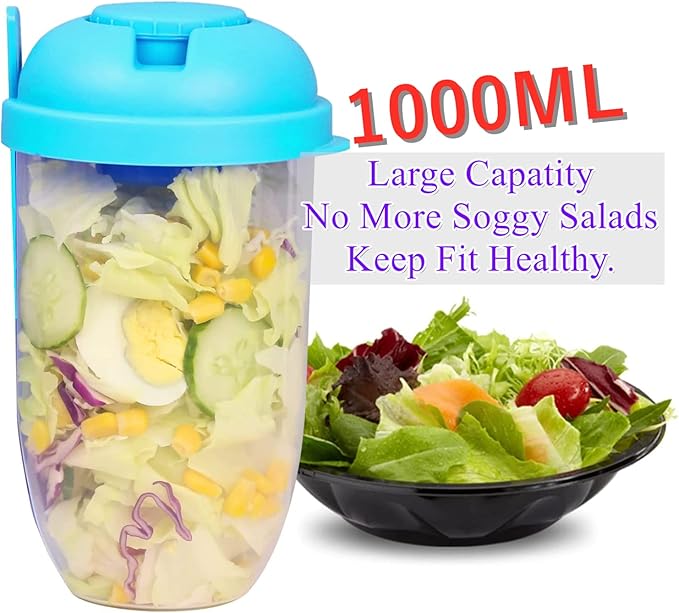 🍴Keep Fit Salad Meal Shaker Cup
