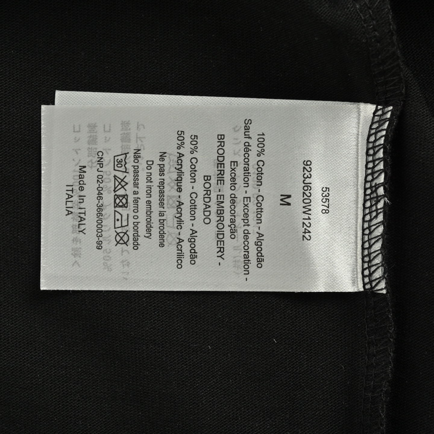 Dior 25ss Hamilton collaboration embroidered short sleeve