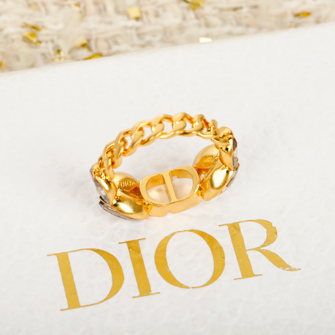 Dior wheat ear diamond ring