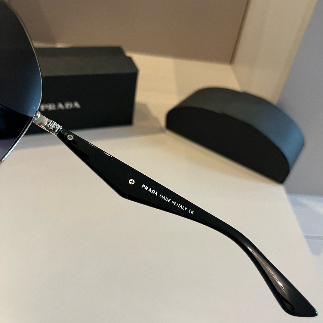 Prada round frame sunglasses