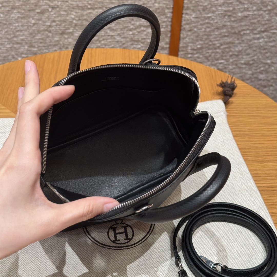 Hermès Bolide Mini 89Noir Handbag (Handmade to Order)