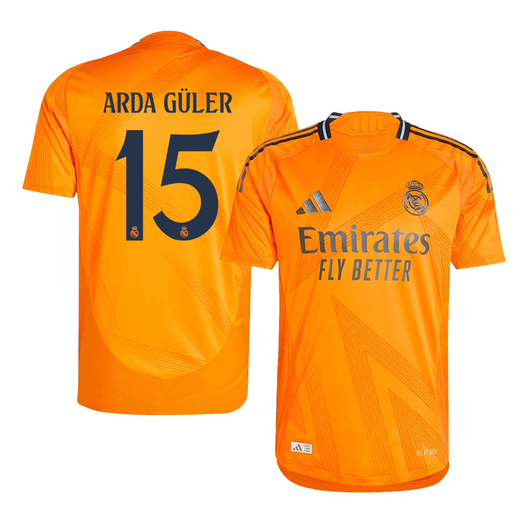 Authentic ARDA GULER #15 Real Madrid Away Football Shirt 2024/25