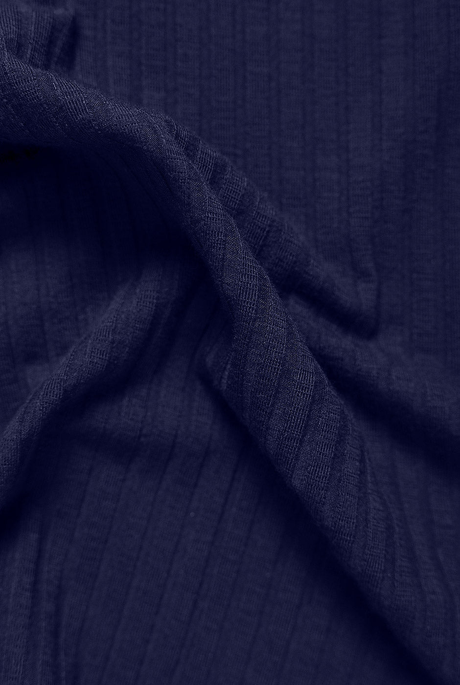 Blusa de cuello alto marino