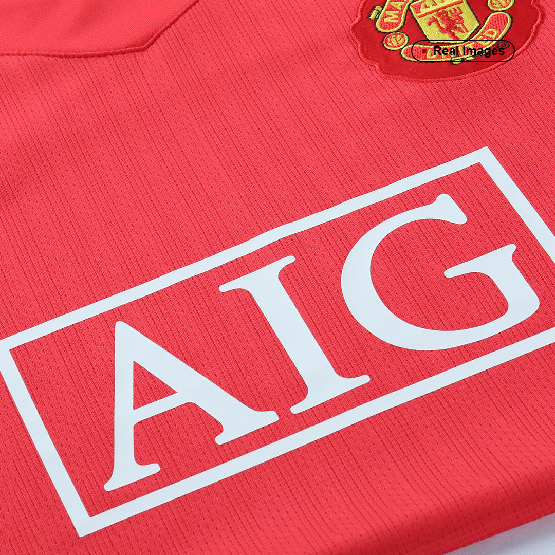 Manchester United retro football shirt 2007/08