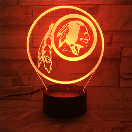 WASHINGTON 3D LAMP PERSONALIZED