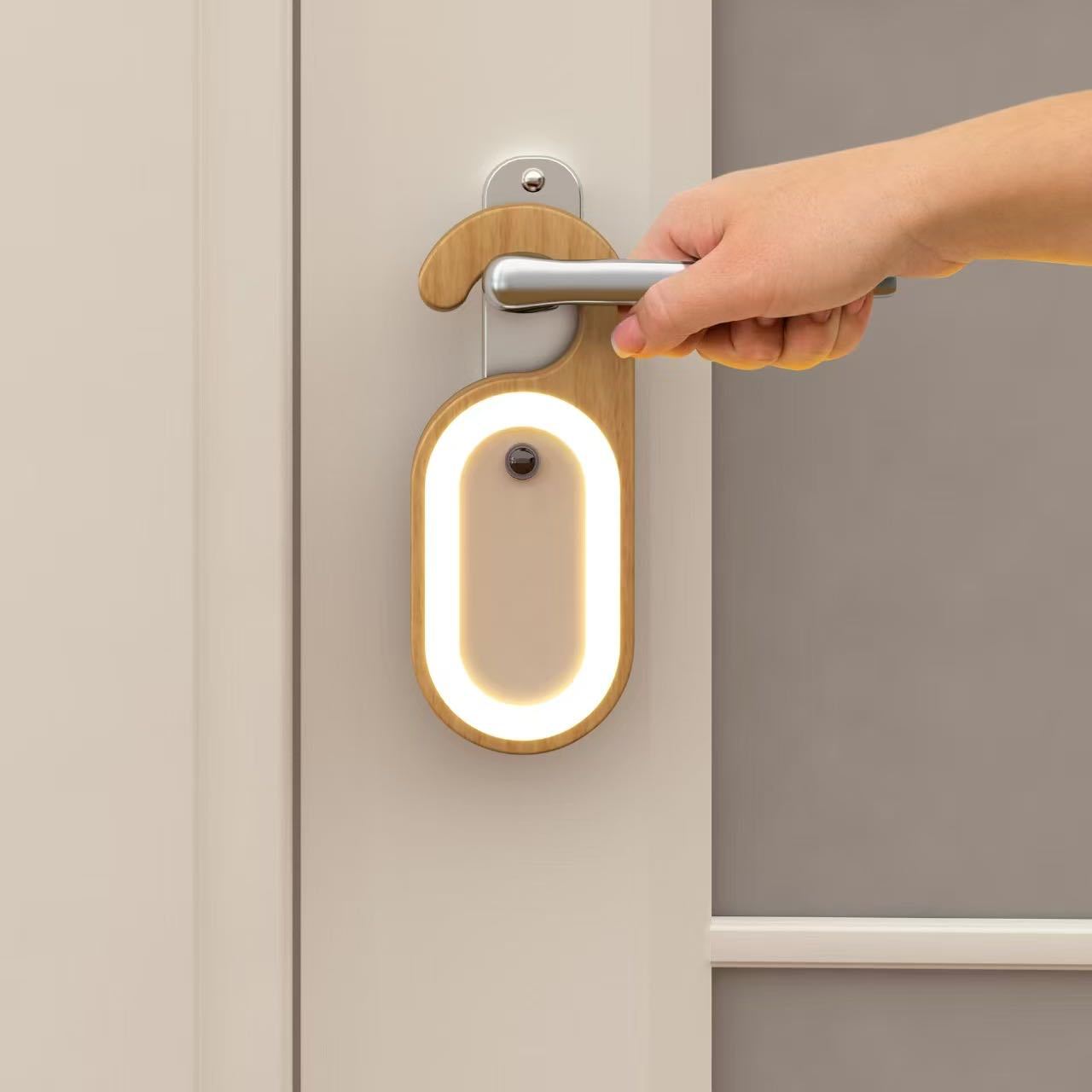 🔥Hot Sale🔥Wooden Sensor Night Light, Doorknob Board LED Lamp-🔥BUY 3 GET 3 FREE & FREE SHIPPING