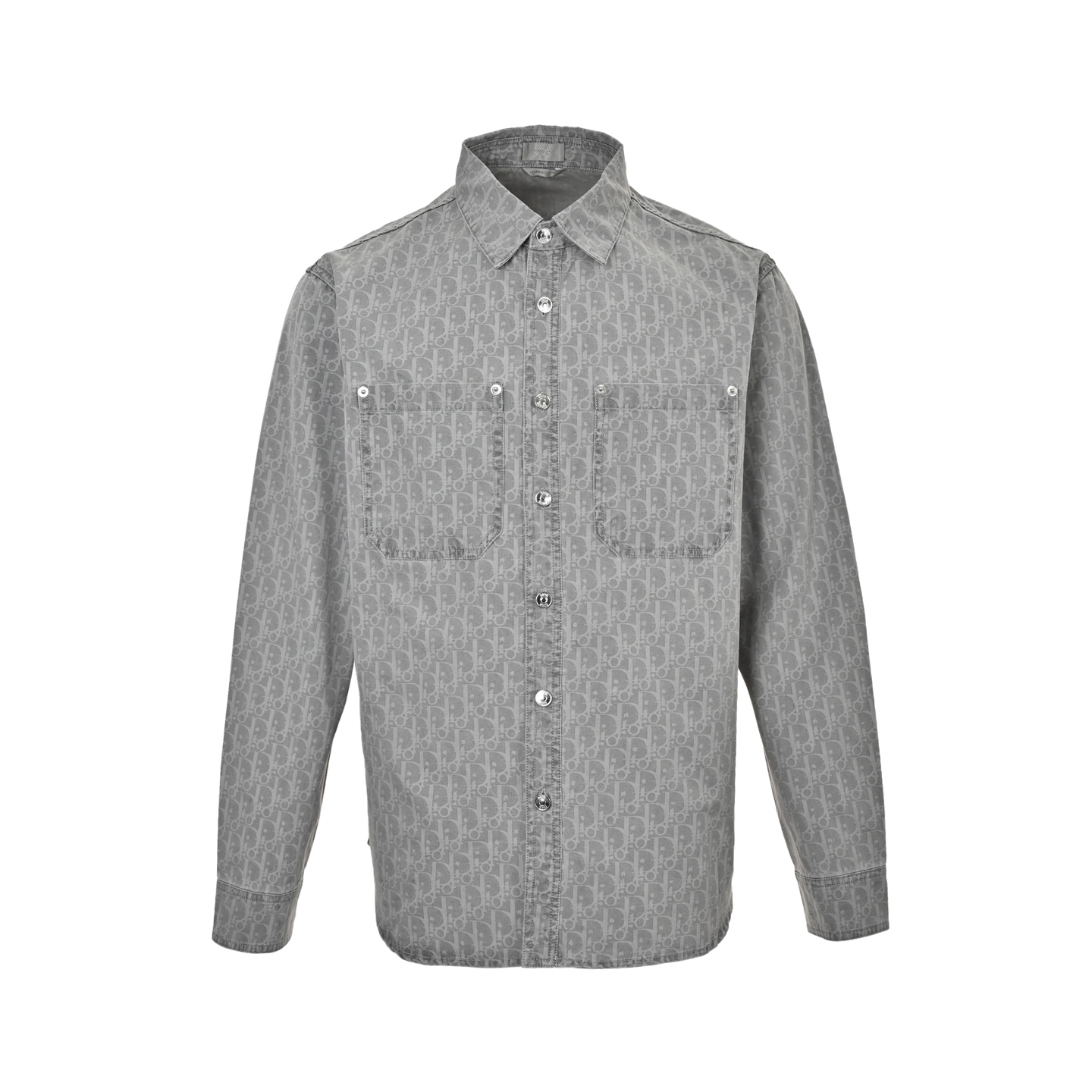 Dior 24Fw all-over print denim shirt
