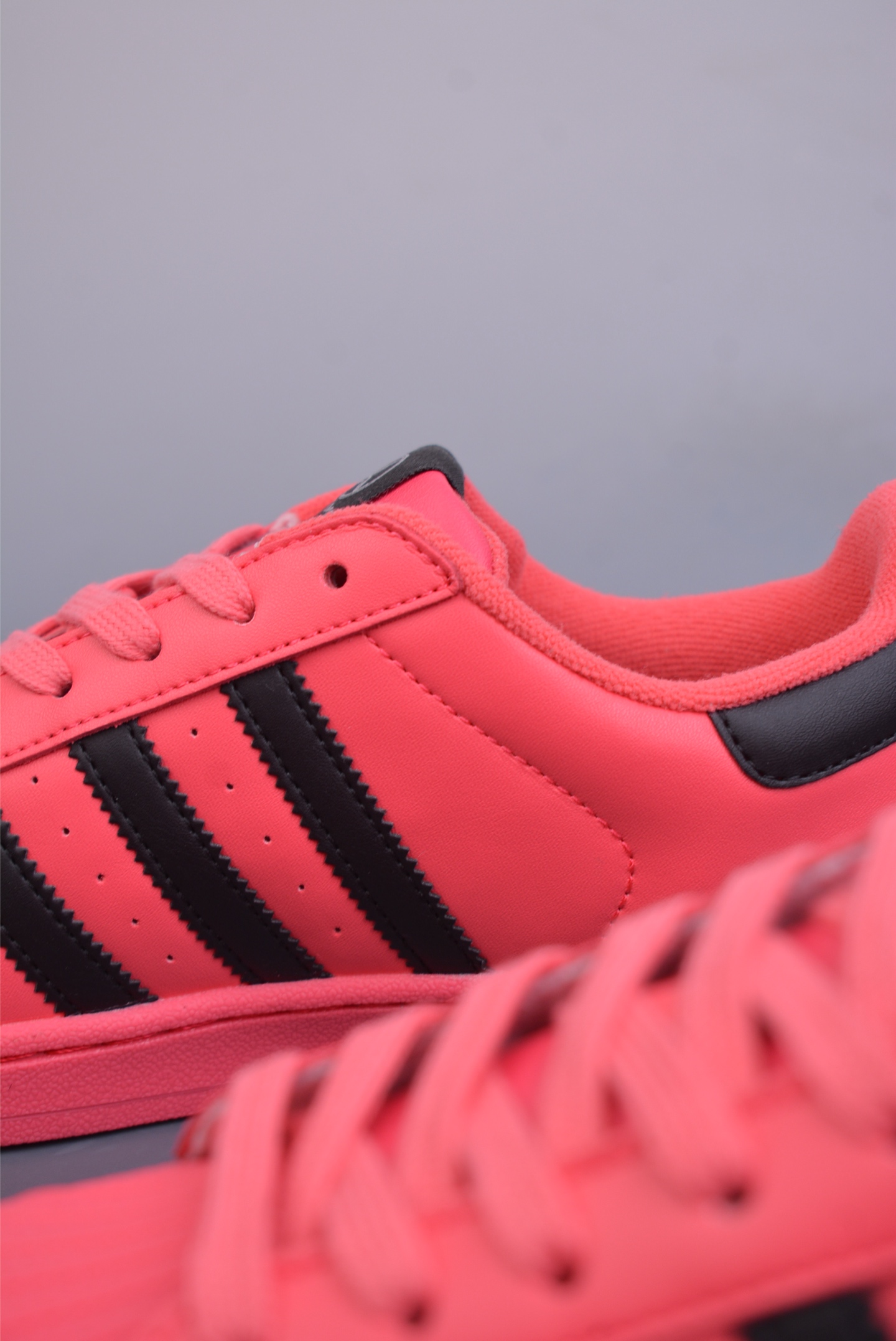 Mercedes-AMG x Adidas Originals Superstar II Sneakers Rose Red Black AG1899