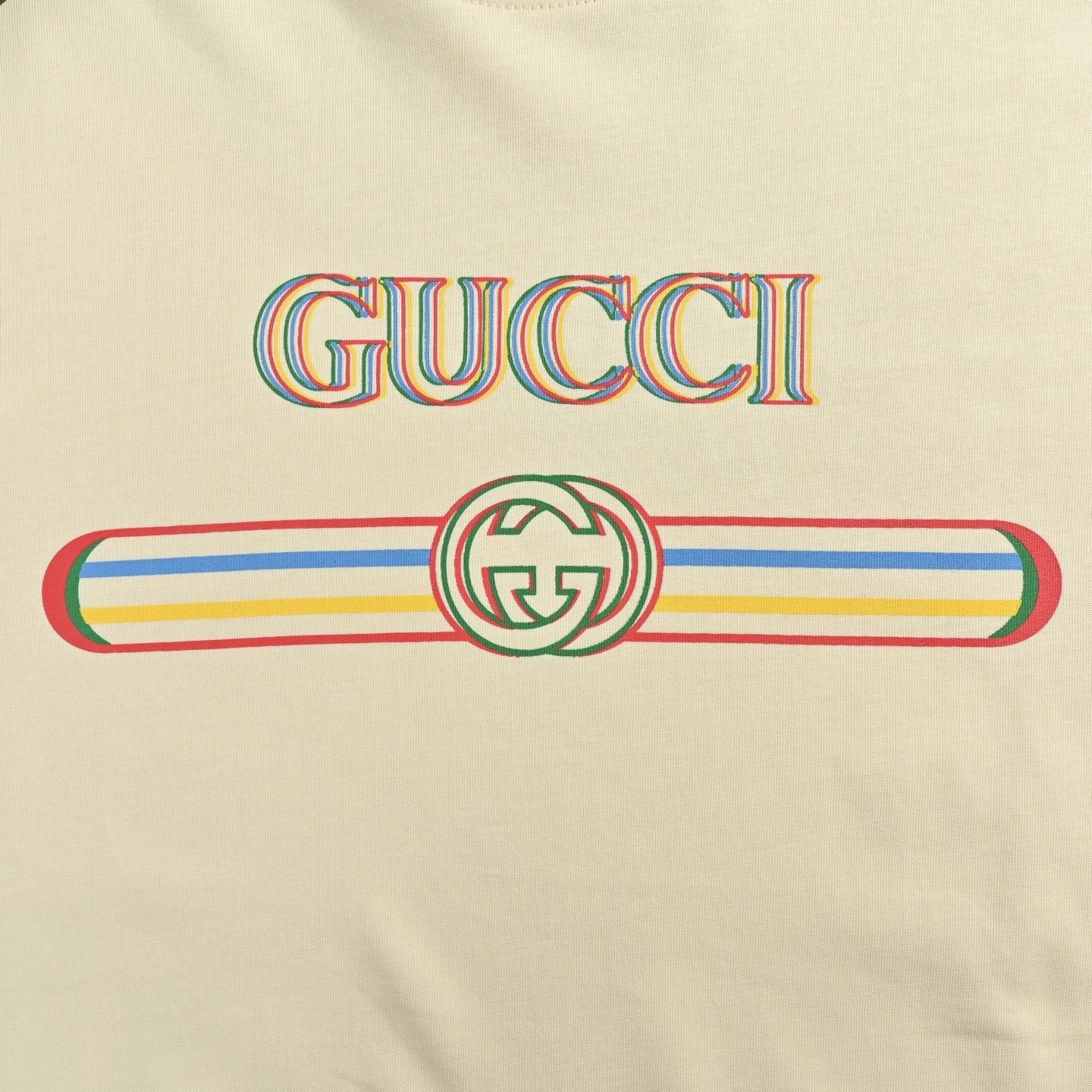 Gucci 25ss double-sided belt logo short sleeve