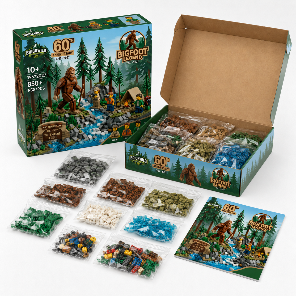 Bigfoot 70th Anniversary Edition Building Blocks Set