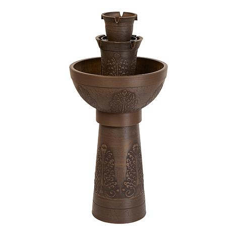 2025A🎉Limited Time Promotion💝Belmont Garden Aurel Cordless Modular Fountain w/Bird Feeder